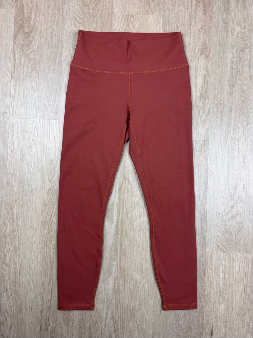Fabletics High-Waisted Rust Red Leggings